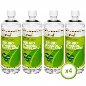 4L Bioethanol fuel for Fireplaces (4 x 1L)