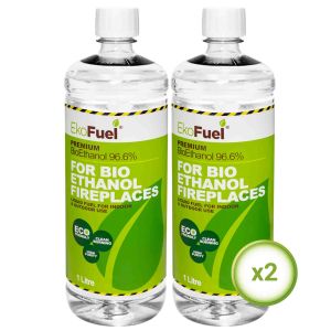 2L Bioethanol Fuel For Fireplaces (2x1L)