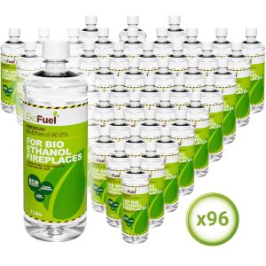 96L Bioethanol Fuel For Fireplaces (96x1L)