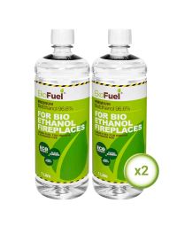 2L Bioethanol Fuel For Fireplaces (2x1L)