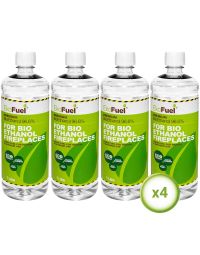 4L Bioethanol Fuel For Fireplaces (4x1L)
